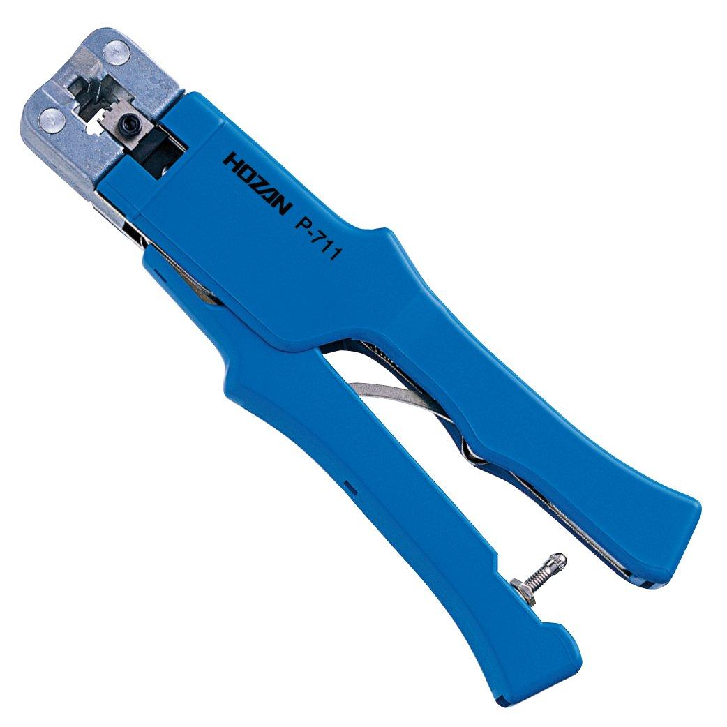 HOZAN Modular Plug Crimping Tool for LAN 8-Core Compatible with: Panduit, Hirose Electric, Oki Electric Cable P-711
HOZAN Modular Plug Crimping Tool for LAN 8-Core Compatible with: Panduit, Hirose Electric, Oki Electric Cable P-711