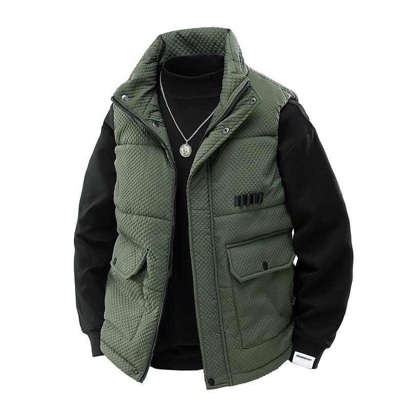 Winter Men s Thickened Warm Stand-up Collar Cotton Vest for Men 2026 New Large Size Loose Waistcoat Jacket for Men 7XL зелений
Winter Men s Thickened Warm Stand-up Collar Cotton Vest for Men 2026 New Large Size Loose Waistcoat Jacket for Men 7XL зелений