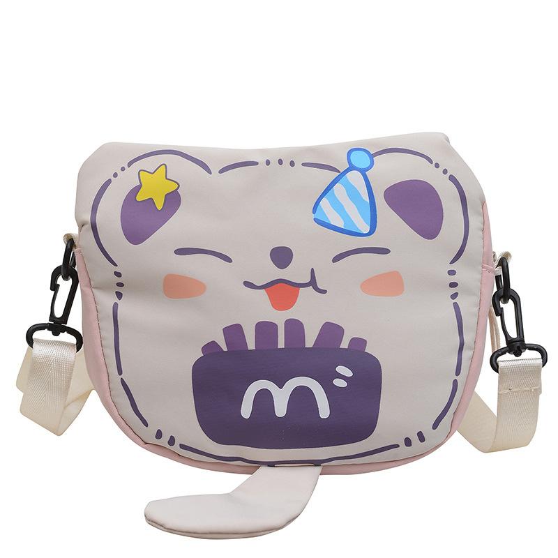 Маленькая сумка женская милый котенок студенческая на плечо мягкая милая сладкая сумка для мобильного телефона сумка-мессенджер розовый