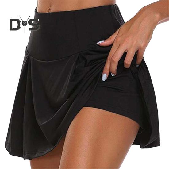 Летняя юбка-шорты с высокой талией, однотонная, имитация двух частей, спортивная юбка-шорты из дышащей ткани, повседневная одежда M чёрный
Летняя юбка-шорты с высокой талией, однотонная, имитация двух частей, спортивная юбка-шорты из дышащей ткани, повседневная одежда M чёрный
