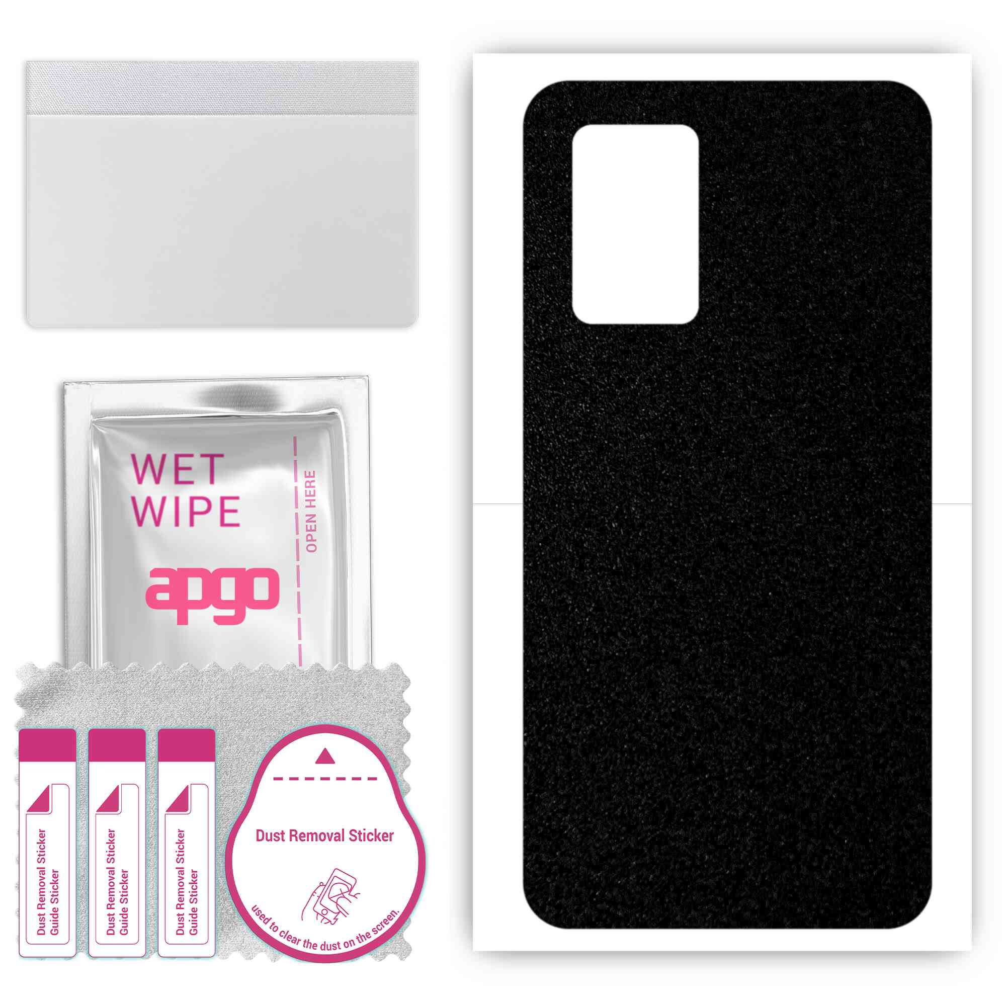 apgo Protective Skin Sticker for the back compatible with ZTE Blade L9, Wrap Film, Foil, Vinyl - Pattern Matte Black
apgo Protective Skin Sticker for the back compatible with ZTE Blade L9, Wrap Film, Foil, Vinyl - Pattern Matte Black