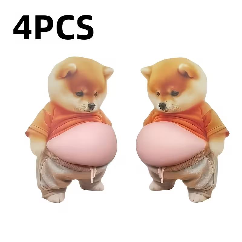 4Pcs Shiba Inu Stickers, Cute Orange-dog Belly Art, for Laptop, Phone, Car, Durable & Decorative
4Pcs Shiba Inu Stickers, Cute Orange-dog Belly Art, for Laptop, Phone, Car, Durable & Decorative
