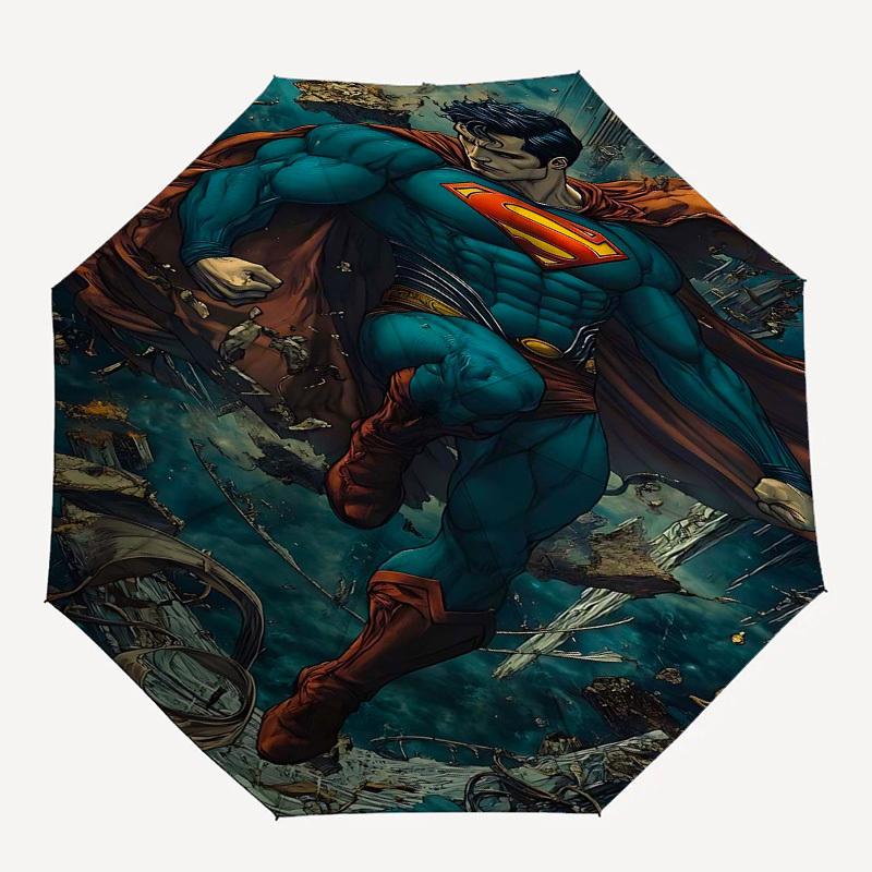 1pc Superman flying Automatic Folding Umbrella - Compact 8-Rib Design, Durable Plastic & Iron1312L
1pc Superman flying Automatic Folding Umbrella - Compact 8-Rib Design, Durable Plastic & Iron1312L