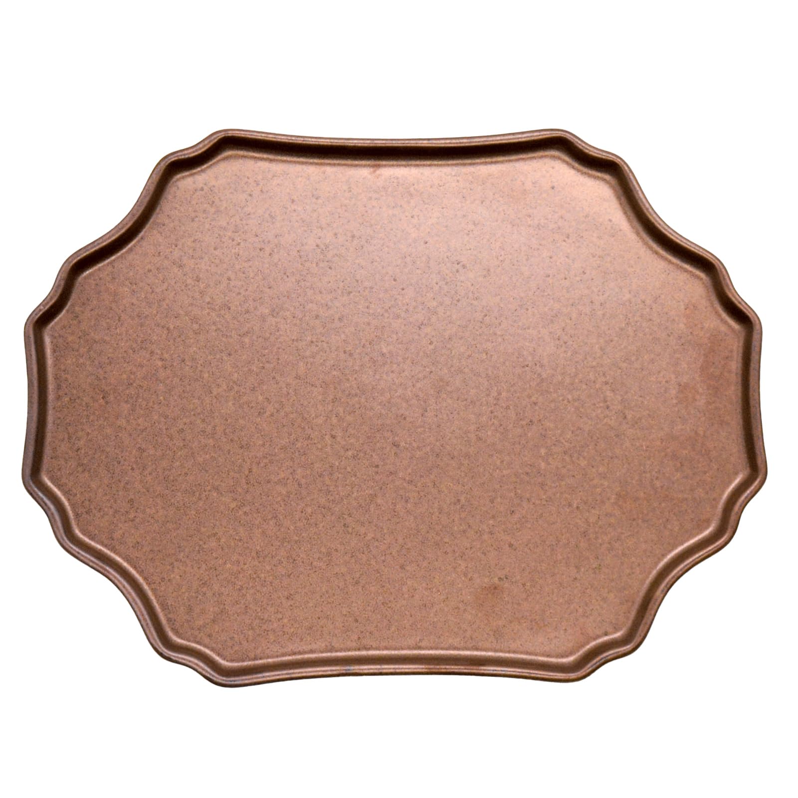 Utsuwa Roan Mino Ware Marushin Ceramic Dish Plate Diameter approx. 23 x 18 cm Despres Chouette Flat Gold Brown Made in Japan 459-0006
Utsuwa Roan Mino Ware Marushin Ceramic Dish Plate Diameter approx. 23 x 18 cm Despres Chouette Flat Gold Brown Made in Japan 459-0006