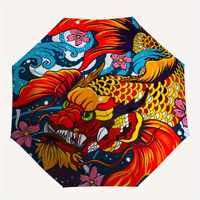 1pc Koi Fish Design Automatic Open/Close Umbrella, Umbrella with cartoon Design, Portable Compact Umbrella for Men & Women, Good Holiday Gif
1pc Koi Fish Design Automatic Open/Close Umbrella, Umbrella with cartoon Design, Portable Compact Umbrella for Men & Women, Good Holiday Gif