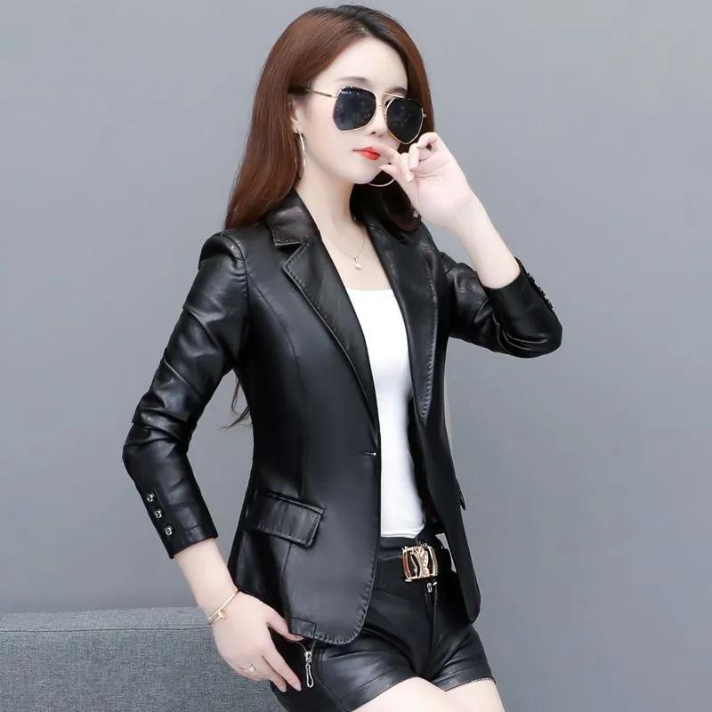 Женская весенне-осенняя куртка из ПУ кожи, женские приталенные куртки-косухи, большие размеры, повседневный блейзер для женщин XS
Женская весенне-осенняя куртка из ПУ кожи, женские приталенные куртки-косухи, большие размеры, повседневный блейзер для женщин XS