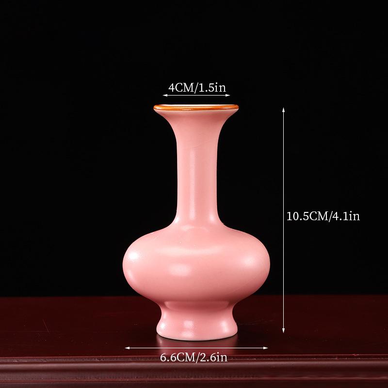 Creative MIni Flower Vase Retro Solid Color Ceramic Hydroponics Vase Bottle Flower Plant Arrangement Container Living Room Decor
Creative MIni Flower Vase Retro Solid Color Ceramic Hydroponics Vase Bottle Flower Plant Arrangement Container Living Room Decor