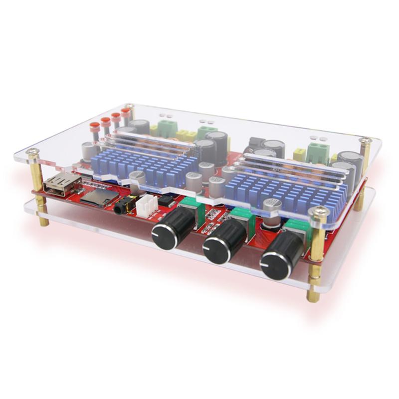 XH-M560 60W+60W+100W High Power TPA3116D2 Bluetooth 2.1 Плата цифрового підсилювача потужності Підтримка U диска TF карта AUX 3P Порт DC12-24V XH-M560
XH-M560 60W+60W+100W High Power TPA3116D2 Bluetooth 2.1 Плата цифрового підсилювача потужності Підтримка U диска TF карта AUX 3P Порт DC12-24V XH-M560