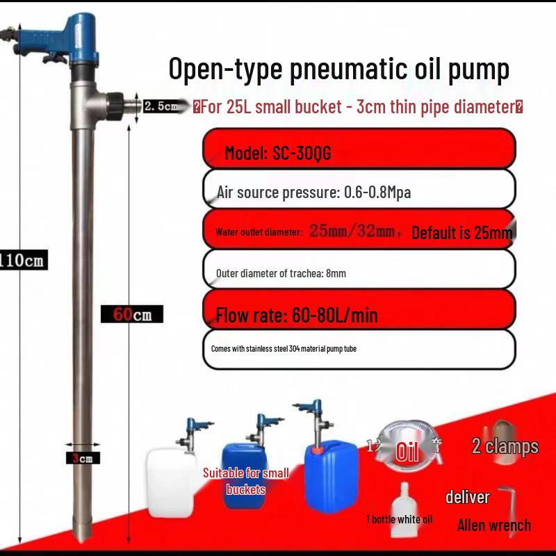 Yunduo Pneumatic Explosion-Proof Stainless Steel Drum Pump
Yunduo Pneumatic Explosion-Proof Stainless Steel Drum Pump