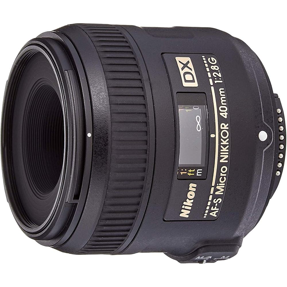 Nikon Single Focus Micro Lens AF-S DX Micro NIKKOR 40mm f/2.8g for Nikon DX Format
Nikon Single Focus Micro Lens AF-S DX Micro NIKKOR 40mm f/2.8g for Nikon DX Format