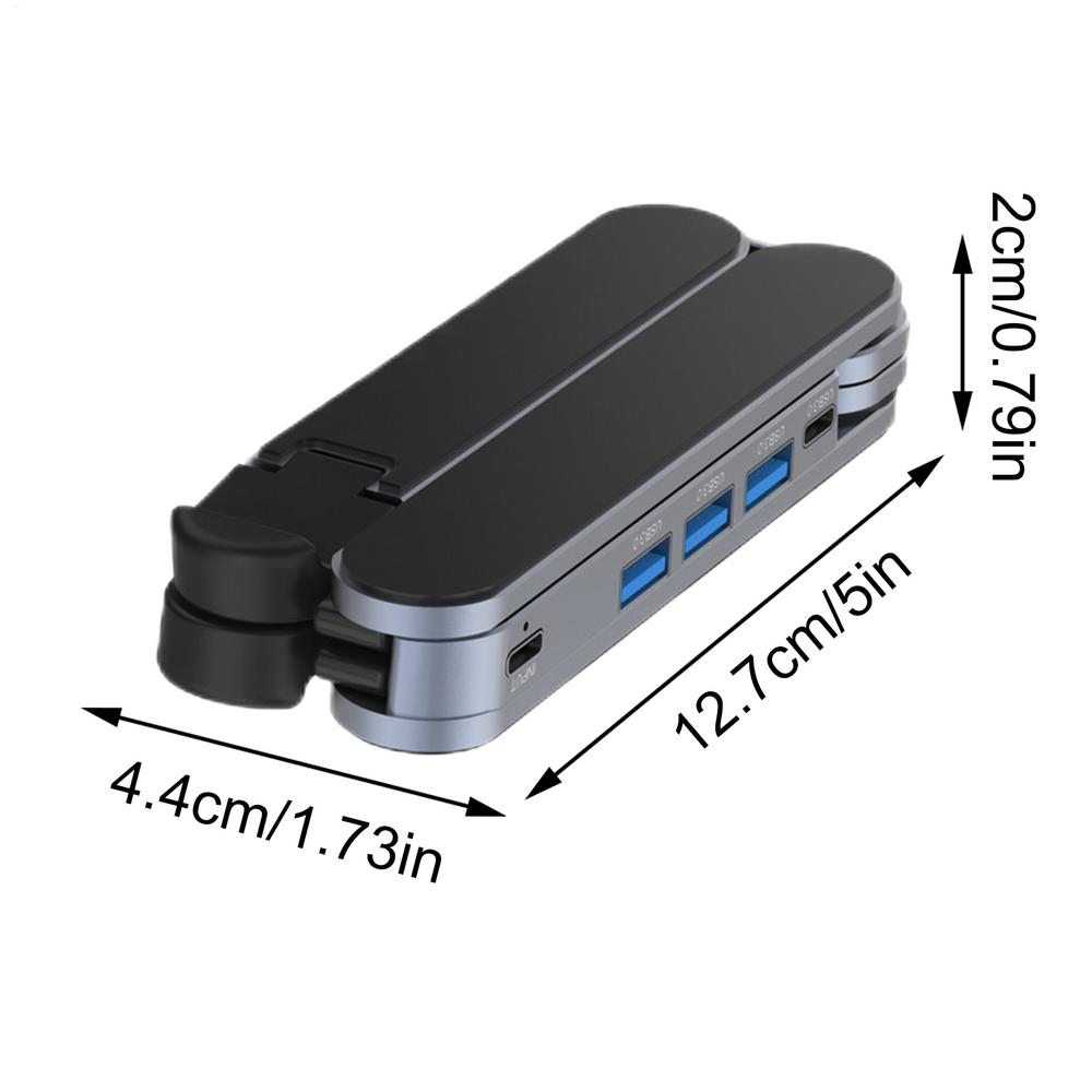 Laptop Docking Station Stand Aluminum Alloy Ventilated Cooling Tablet Stand With HUB Portable Laptop Holder For Home Office
Laptop Docking Station Stand Aluminum Alloy Ventilated Cooling Tablet Stand With HUB Portable Laptop Holder For Home Office