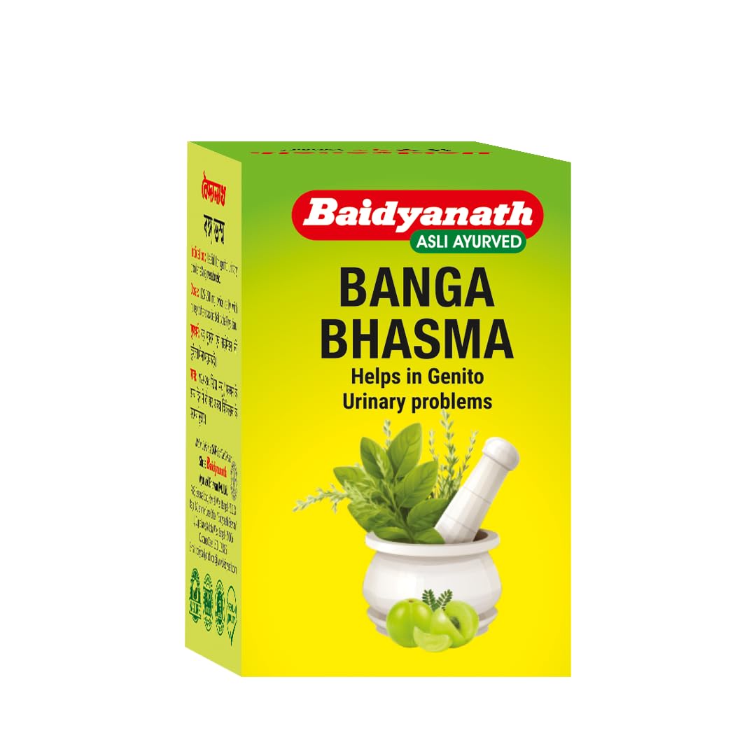 Baidyanath Banga Bhasma 10g Ayurvedic Powder For Urinary Health And Hormonal Balance Support Supplement
Baidyanath Banga Bhasma 10g Ayurvedic Powder For Urinary Health And Hormonal Balance Support Supplement
