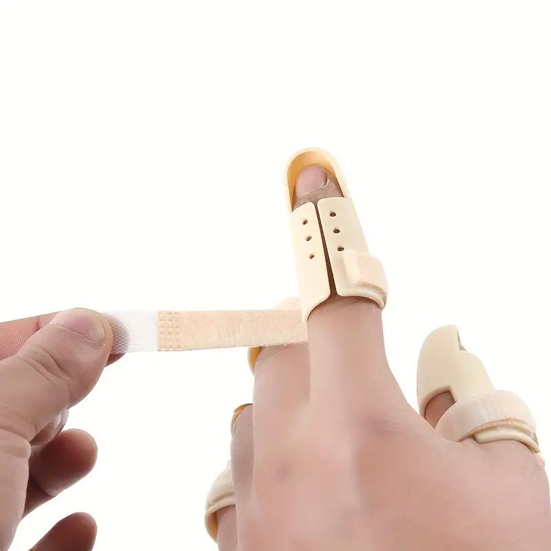 1pc Plastic Finger Splint For Trigger Finger, Thumb Splint Support Brace For Straightening & Injury Protection, Order A Size Up Size 5 тілесний
1pc Plastic Finger Splint For Trigger Finger, Thumb Splint Support Brace For Straightening & Injury Protection, Order A Size Up Size 5 тілесний