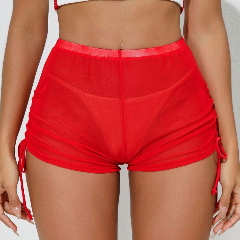 Mesh Transparent Stretch Women s Bikini Casual Shorts Red XS
Mesh Transparent Stretch Women s Bikini Casual Shorts Red XS