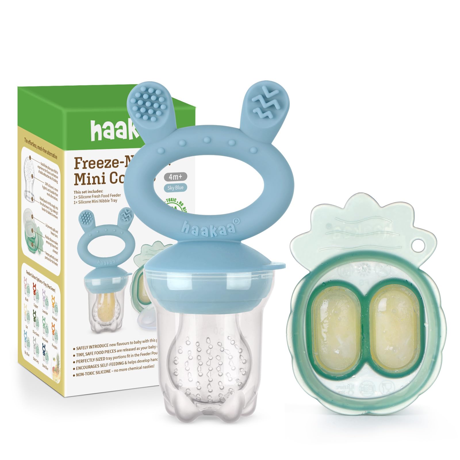 haakaa Baby Fruit Food Feeder Mini Freezer Nibble Tray Combo & (Голубое небо) небесно-голубой
haakaa Baby Fruit Food Feeder Mini Freezer Nibble Tray Combo & (Голубое небо) небесно-голубой