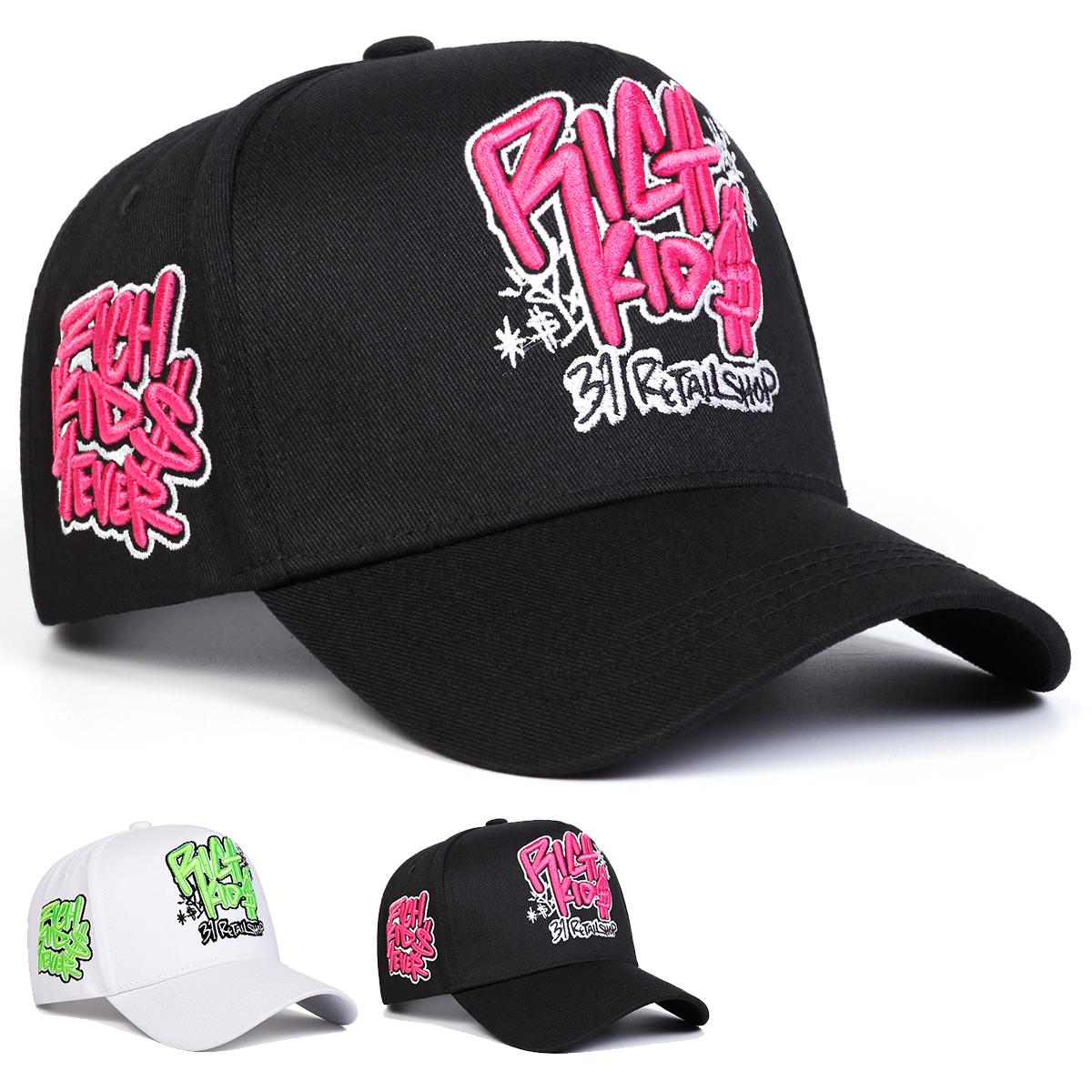 Unisex RICH KIOS Letter Embroidery Baseball Caps Spring Autumn Outdoor Adjustable Casual Hats Dad Hat Sunscreen Hat
Unisex RICH KIOS Letter Embroidery Baseball Caps Spring Autumn Outdoor Adjustable Casual Hats Dad Hat Sunscreen Hat