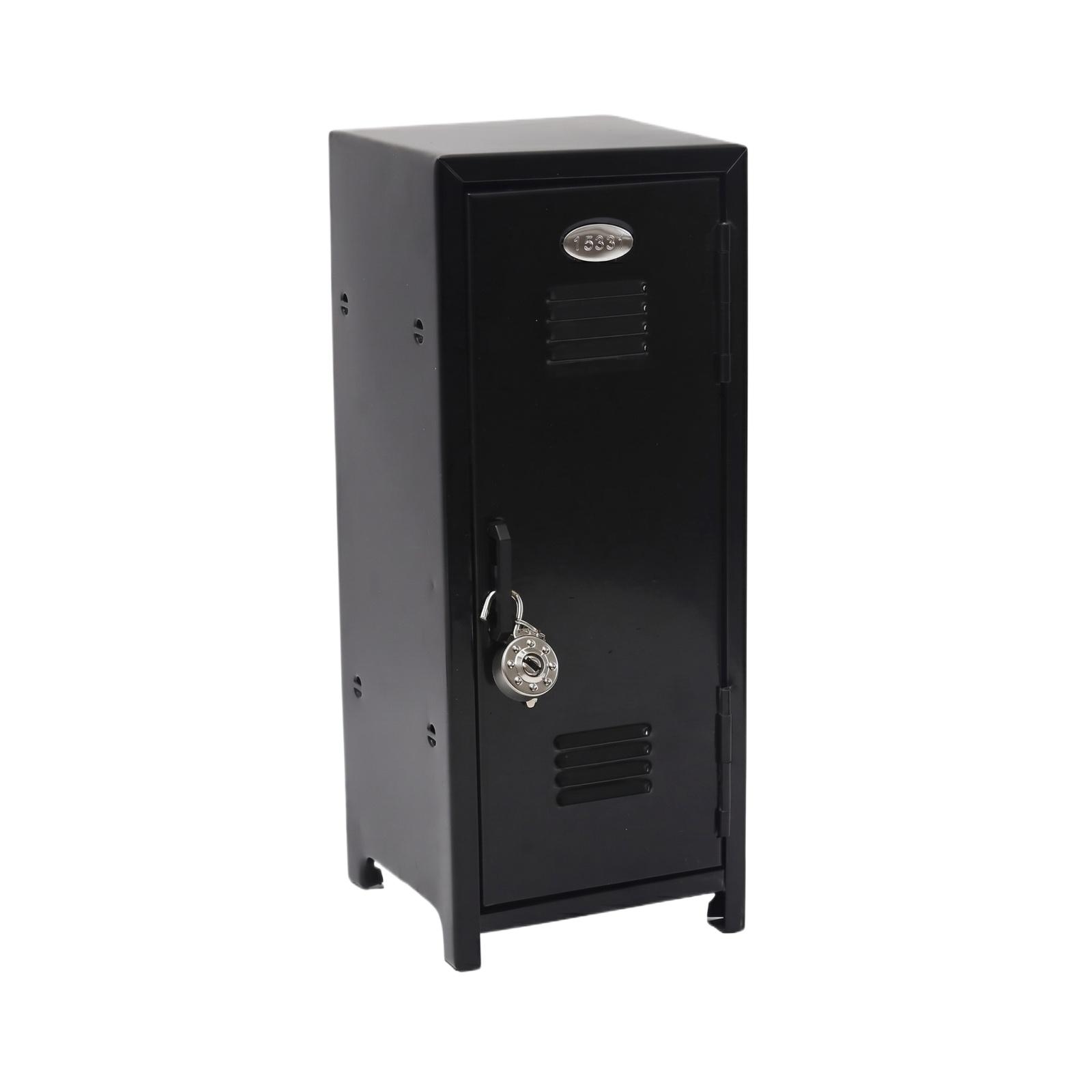 Metal Desktop Storage Locker Organizer Small Locker Cabinet for Cosmetics Accessories Office Supplies with Door Handle and Ventilation Slots One Size чорний
Metal Desktop Storage Locker Organizer Small Locker Cabinet for Cosmetics Accessories Office Supplies with Door Handle and Ventilation Slots One Size чорний