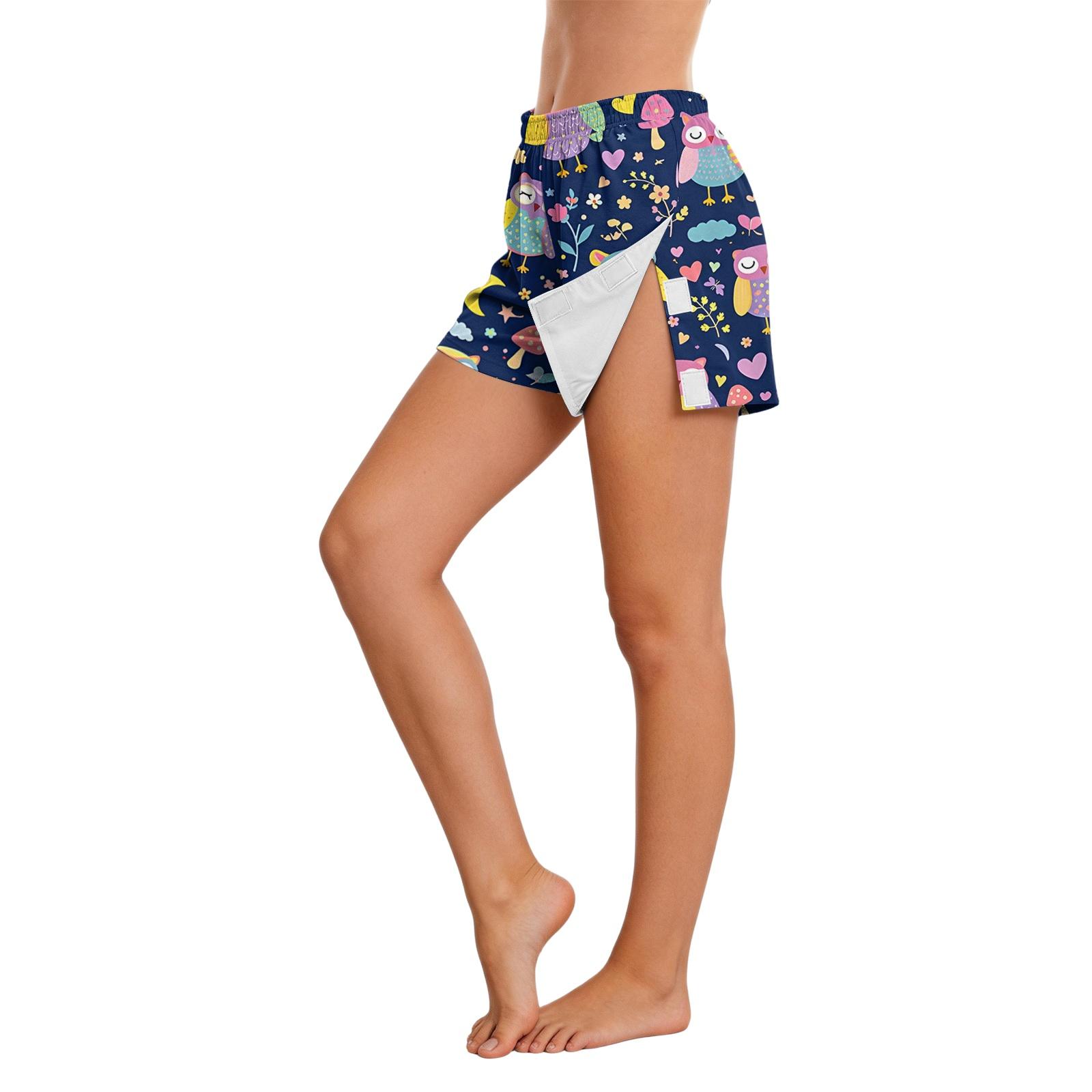 Women Animal Print Side Velcro Closure Easy Open Post Surgery Recovery Care Shorts Suitable for Medical Use Comfortable Fit M
Women Animal Print Side Velcro Closure Easy Open Post Surgery Recovery Care Shorts Suitable for Medical Use Comfortable Fit M
