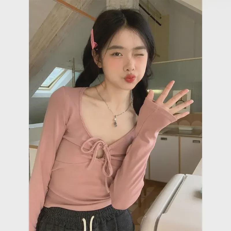 Жіночий оксамитовий приталений топ з V-подібним вирізом і довгими рукавами на осінь/зиму – стиль чистої гарячої дівчини S (30-40 kg) рожевий
Жіночий оксамитовий приталений топ з V-подібним вирізом і довгими рукавами на осінь/зиму – стиль чистої гарячої дівчини S (30-40 kg) рожевий