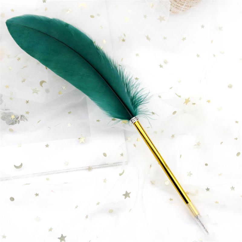 Ретро стиль перо шариковая ручка свадебный подарок офисные школьные принадлежности Kawaii студенческий подарок подарок