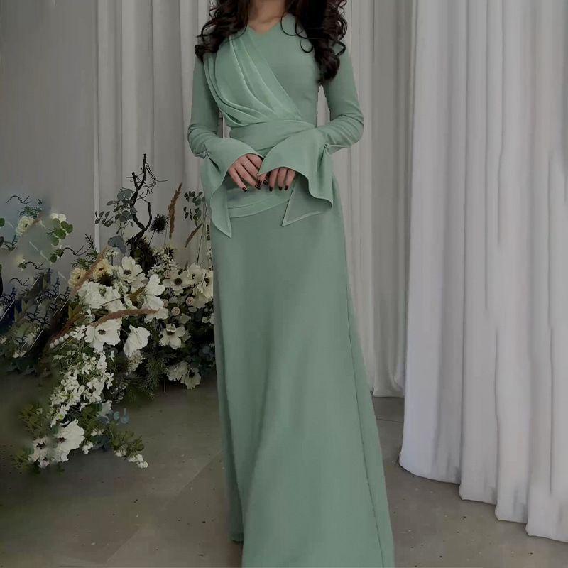 2024 Spring/Summer Elegant Casual Intellectual Women s Evening Gown XXL чирок зелений колір
2024 Spring/Summer Elegant Casual Intellectual Women s Evening Gown XXL чирок зелений колір