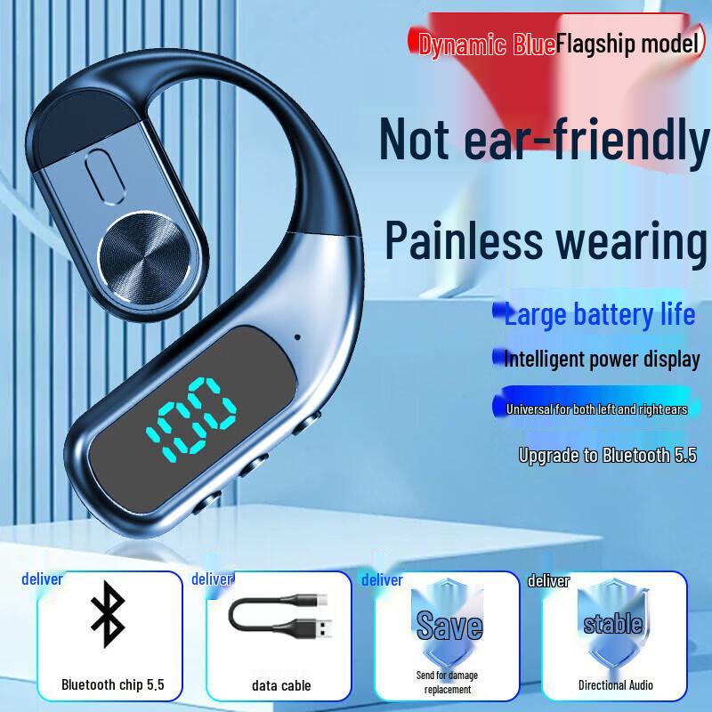 VINLLEY K1 Air Conduction Bluetooth Headset
VINLLEY K1 Air Conduction Bluetooth Headset