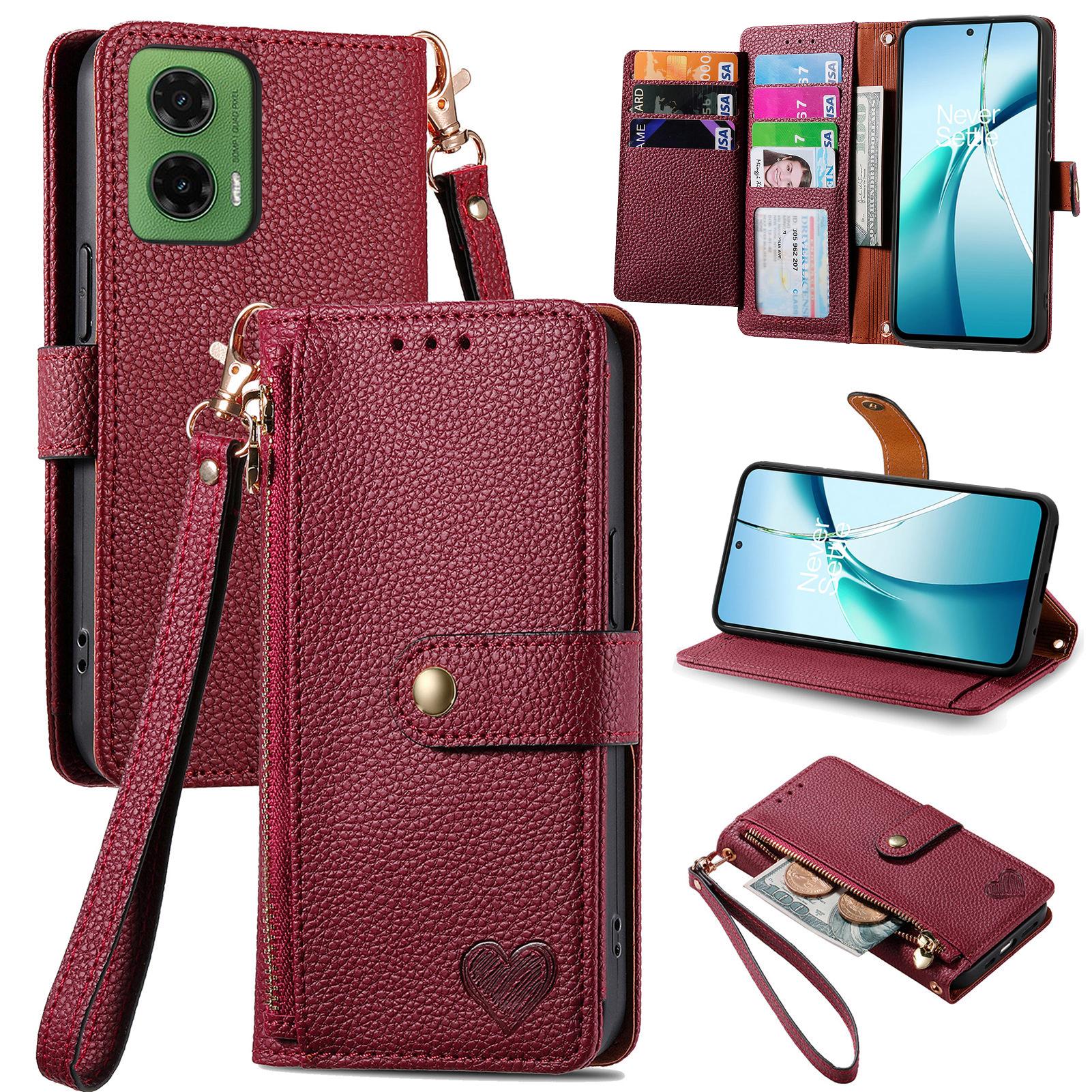 For Motorola Moto G35 5G Case RFID Blocking Zipper Pocket Leather Wallet Phone Cover Red
For Motorola Moto G35 5G Case RFID Blocking Zipper Pocket Leather Wallet Phone Cover Red