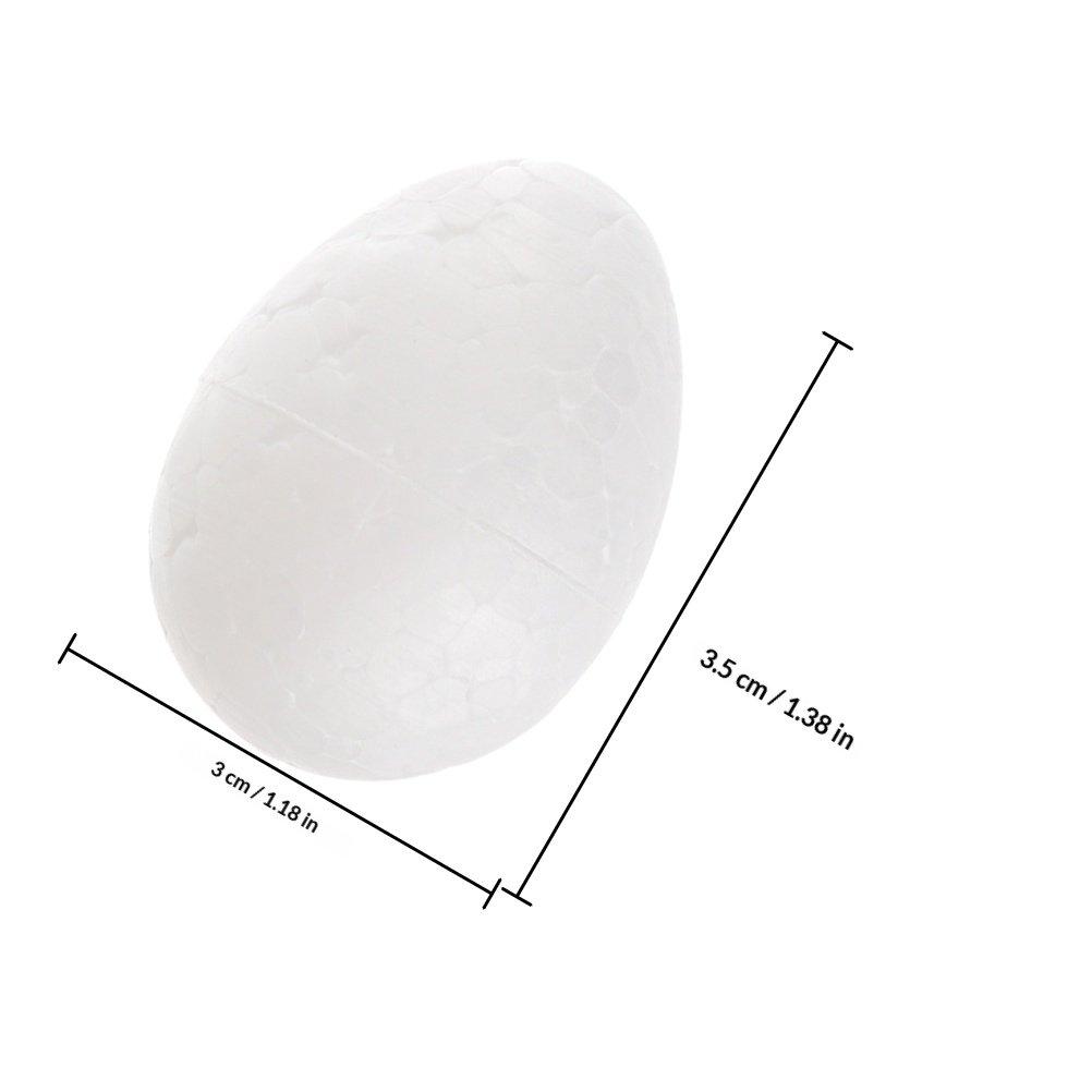 60Pcs Easter DIY Foam Eggs White Smooth Foam Crafts for Painting Decorating Creative Art Projects Holiday Craft Supplies 3.5X3X3CM
60Pcs Easter DIY Foam Eggs White Smooth Foam Crafts for Painting Decorating Creative Art Projects Holiday Craft Supplies 3.5X3X3CM