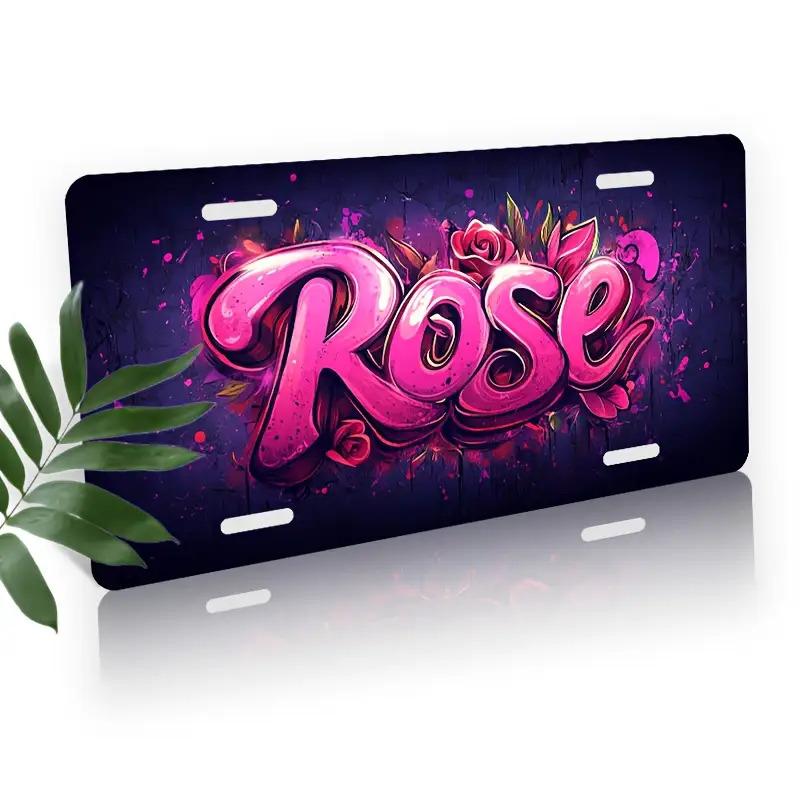 Vintage Pink Rose Graffiti Text Floral License Plate D Flat Aluminum Tin Sign Wall Art Decor for Garage Bar Man Cave and Car 15x30cm(5.9x7.8inch)
Vintage Pink Rose Graffiti Text Floral License Plate D Flat Aluminum Tin Sign Wall Art Decor for Garage Bar Man Cave and Car 15x30cm(5.9x7.8inch)