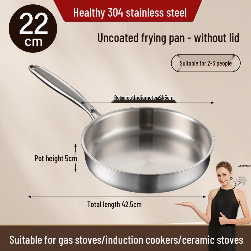 Сковорода з нержавіючої сталі 316L з антипригарним покриттям для індукційних плит, потовщена для стейків 22cm
Сковорода з нержавіючої сталі 316L з антипригарним покриттям для індукційних плит, потовщена для стейків 22cm
