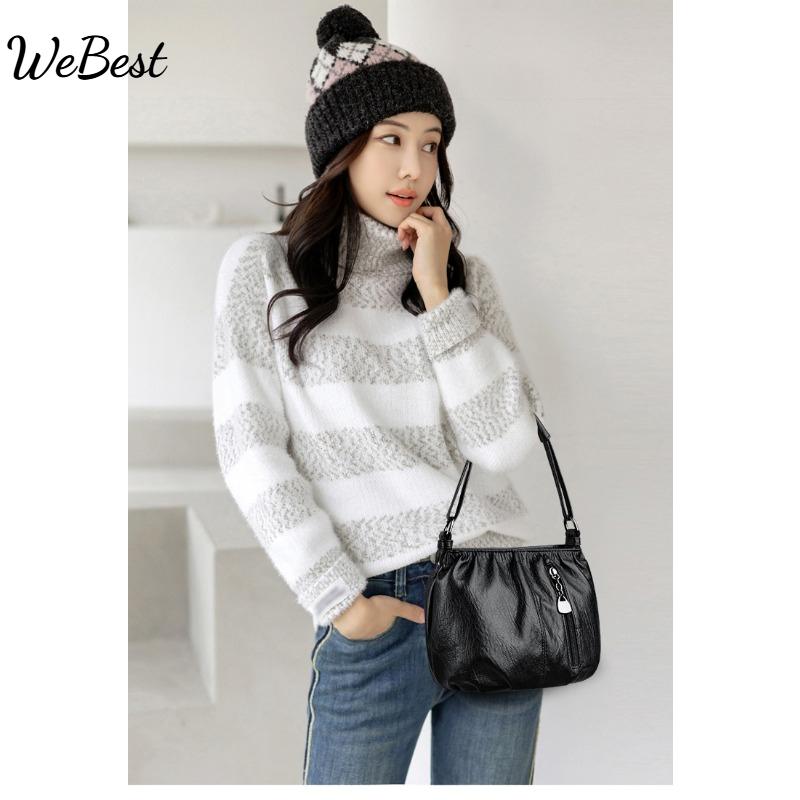 PU Soft Leather Crossbody Versatile Leisure Bucket Bag чорний
PU Soft Leather Crossbody Versatile Leisure Bucket Bag чорний