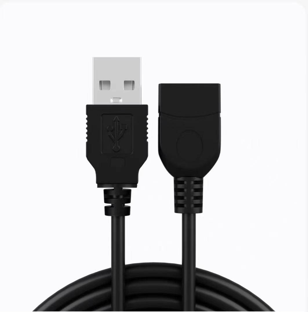 USB 2.0 Male to Female Double-Headed Extension Cable чорний
USB 2.0 Male to Female Double-Headed Extension Cable чорний