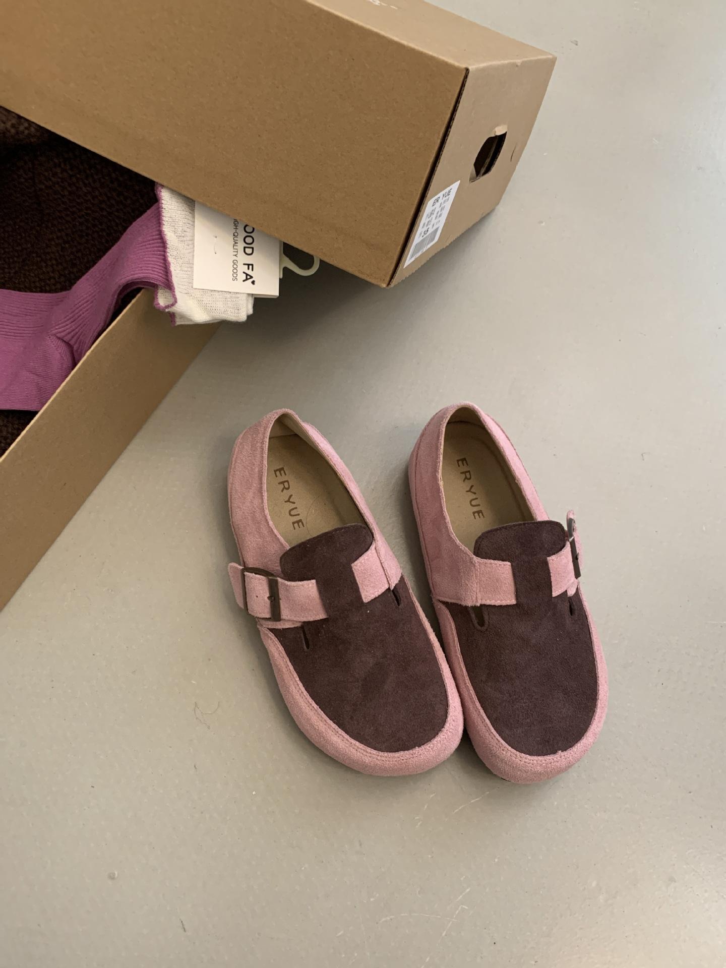 Матовые замшевые Birkenstocks осень-зима 2025, версия с высотой подошвы 4 см, с полностью закрытой пряжкой, ленивые слипоны 39 розовый
Матовые замшевые Birkenstocks осень-зима 2025, версия с высотой подошвы 4 см, с полностью закрытой пряжкой, ленивые слипоны 39 розовый