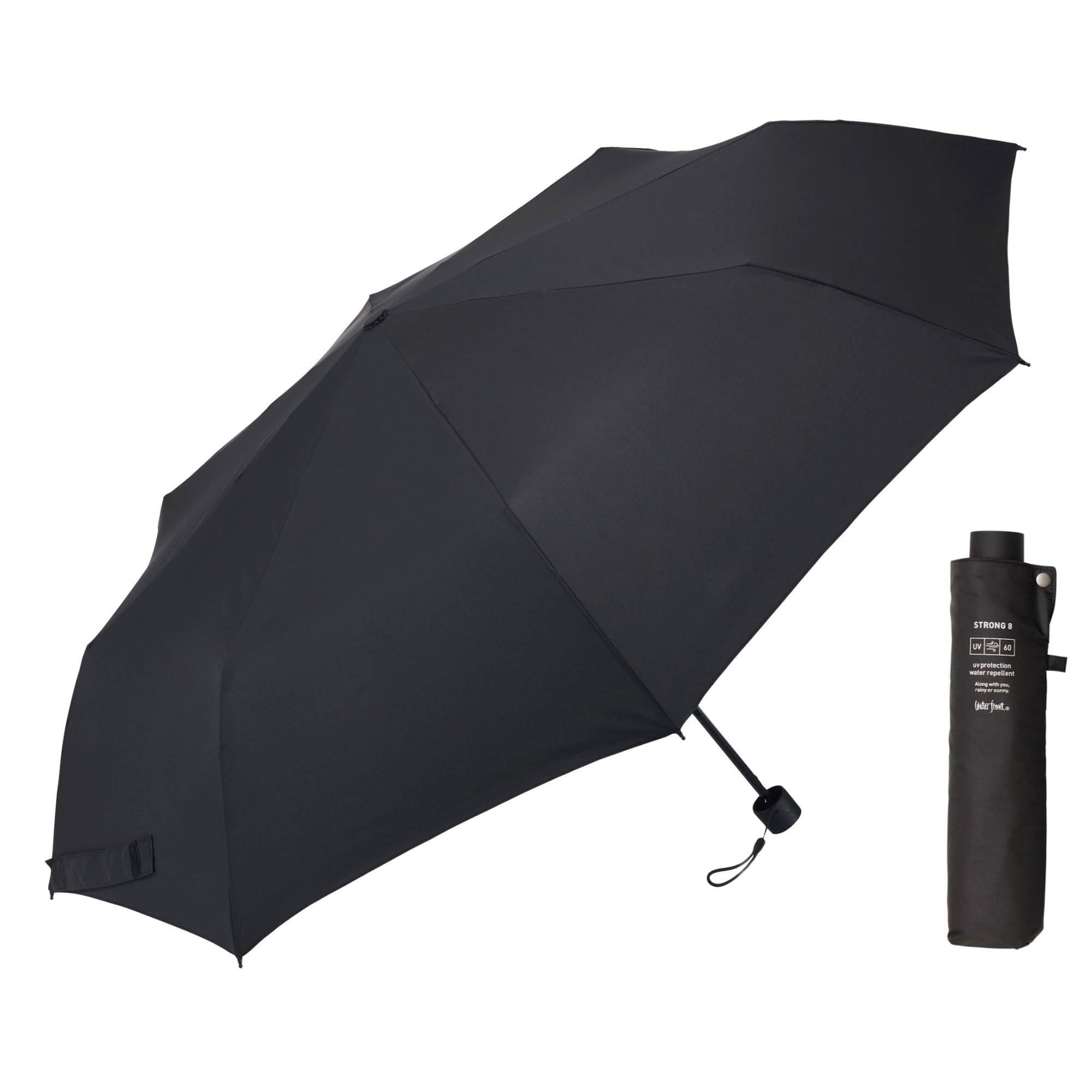 Waterfront Folding Umbrella Rain Umbrella LESS IS MORE Series 8 Black 60cm 8 Strong Bones for High Durability Ribs Polycarbonate Wind Resistance Water чёрный
Waterfront Folding Umbrella Rain Umbrella LESS IS MORE Series 8 Black 60cm 8 Strong Bones for High Durability Ribs Polycarbonate Wind Resistance Water чёрный