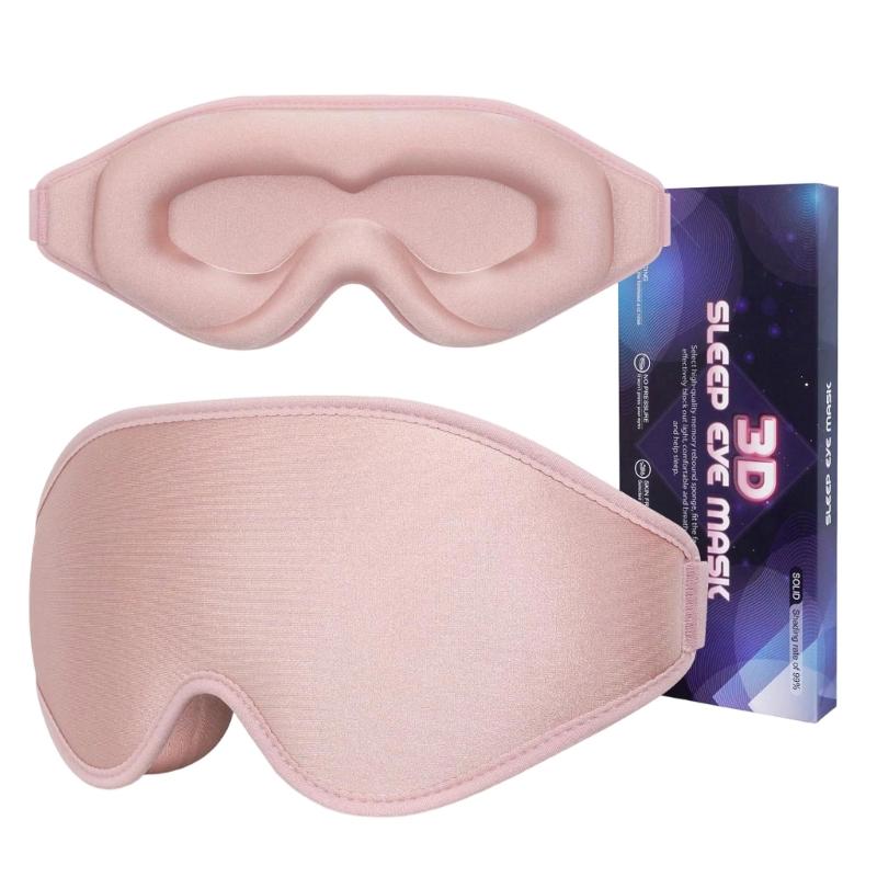 Memory Foam 3D Eye Mask with Contoured Design Blocks Light Effectively for Comfortable Sleep Breathable Fabric for Day розовый
Memory Foam 3D Eye Mask with Contoured Design Blocks Light Effectively for Comfortable Sleep Breathable Fabric for Day розовый