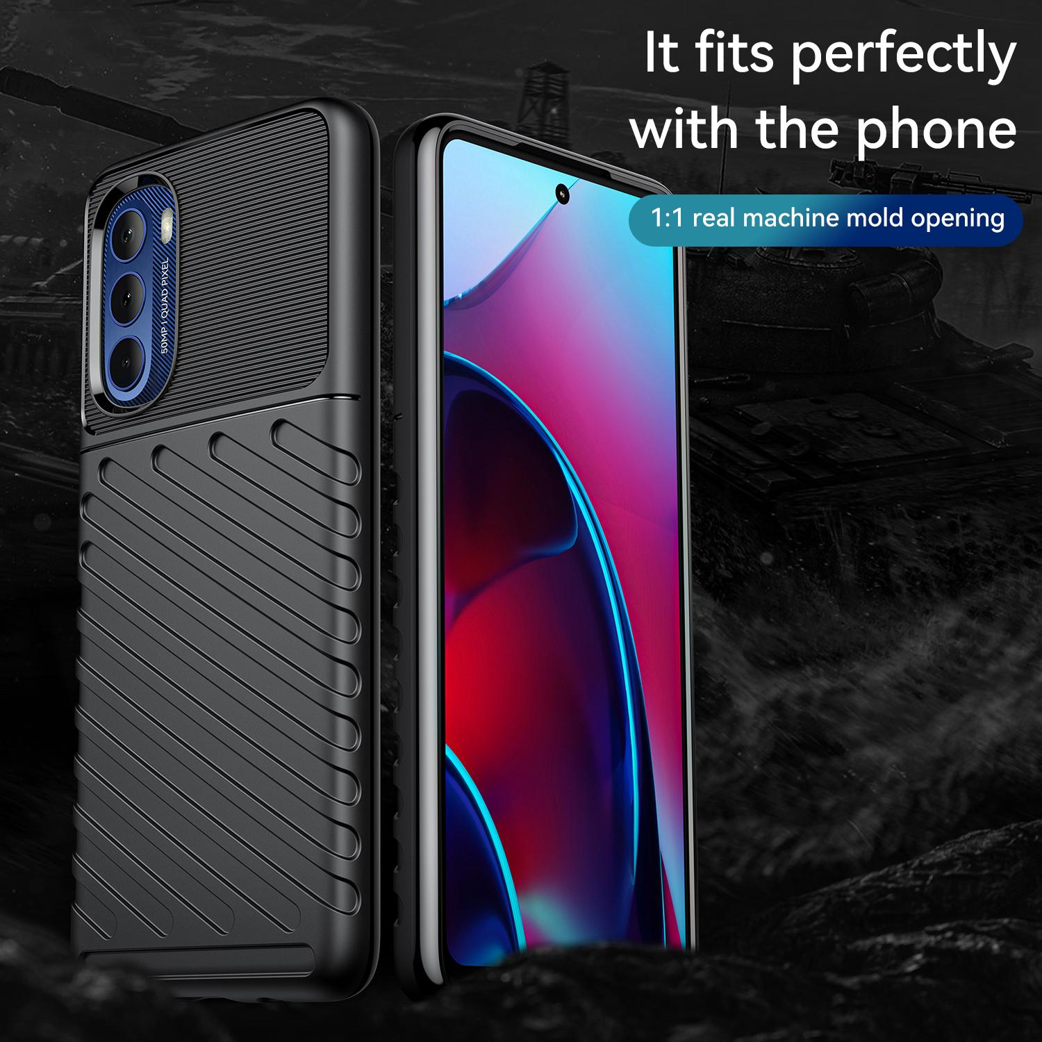 For Motorola Moto G Stylus 5G (2022) Thunder Series Thickened TPU Phone Case Twill Texture Anti-Slip Phone Cover Black
For Motorola Moto G Stylus 5G (2022) Thunder Series Thickened TPU Phone Case Twill Texture Anti-Slip Phone Cover Black