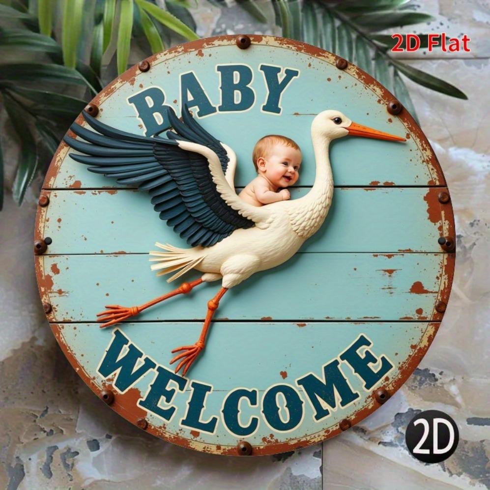 Vintage Metal Wall Art Baby Boy Nursery Sign Rustic Home Decor Outdoor Garden Man Cave 40x30cm білий
Vintage Metal Wall Art Baby Boy Nursery Sign Rustic Home Decor Outdoor Garden Man Cave 40x30cm білий