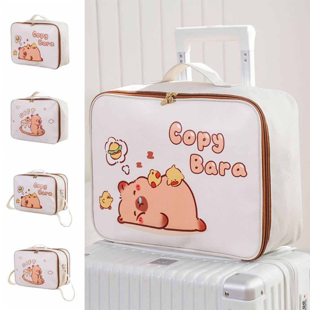 Creative Travel Duffel Bag Portable Capybara Luggage Bag Toiletries Organizer Travel Supplies Style 1
Creative Travel Duffel Bag Portable Capybara Luggage Bag Toiletries Organizer Travel Supplies Style 1