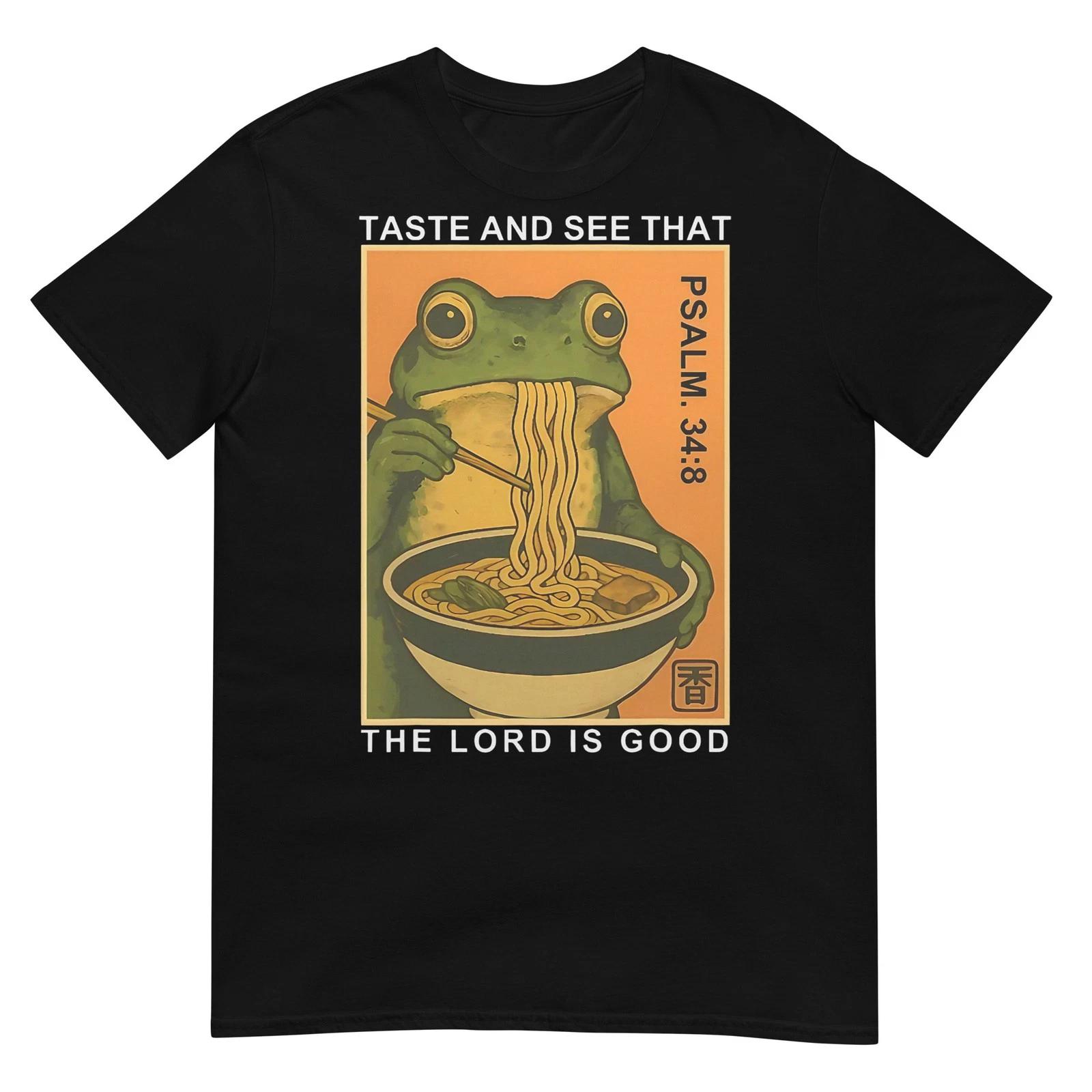 Taste and See that The Lord is Good Psalm 348 Frog Japanese T-Shirt 2XL
Taste and See that The Lord is Good Psalm 348 Frog Japanese T-Shirt 2XL