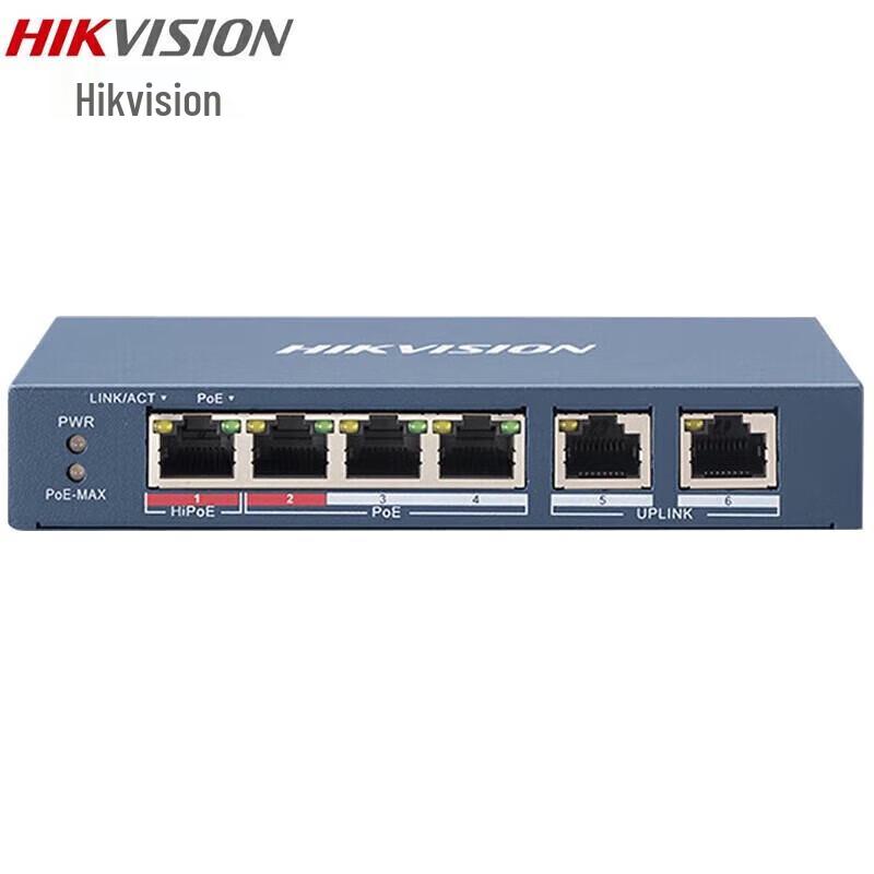 HIKVISION DS-3E0106SP-E Desktop 100Mbps Low Power PoE Switch
HIKVISION DS-3E0106SP-E Desktop 100Mbps Low Power PoE Switch