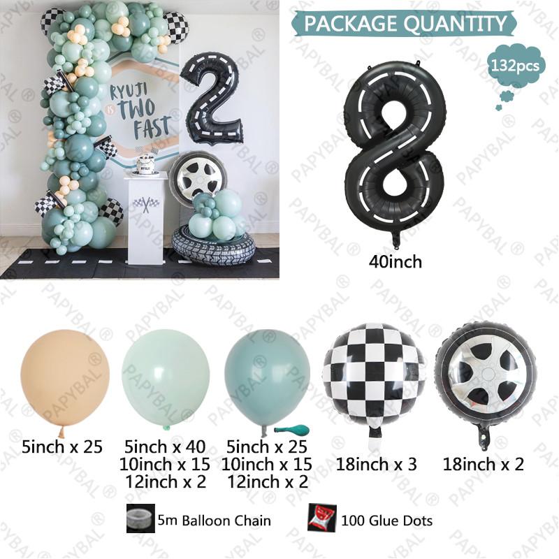 132PCS Run Fast Racing Car Teal Blue 40inch Black Line Number Birthday Party Doubled Latex Balloons Arch Garland Kit Boys Gifts Other&40inch
132PCS Run Fast Racing Car Teal Blue 40inch Black Line Number Birthday Party Doubled Latex Balloons Arch Garland Kit Boys Gifts Other&40inch