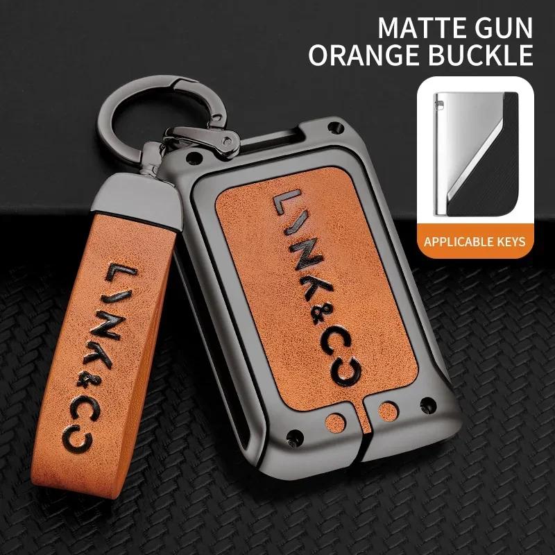 Metal Leather Car Key Case Protector Full Cover Shell Holder For Lynk & Co 05 01 02 03 06 Remote Keychain Auto Styling Accessori
Metal Leather Car Key Case Protector Full Cover Shell Holder For Lynk & Co 05 01 02 03 06 Remote Keychain Auto Styling Accessori
