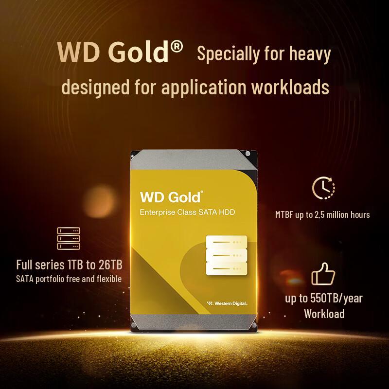 Western Digital WD Gold 16TB Enterprise SATA HDD 16TB
Western Digital WD Gold 16TB Enterprise SATA HDD 16TB