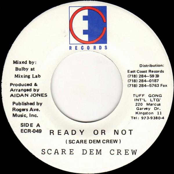 7inch Record SCARE DEM CREW / SLY DUNBAR / JAZZW - Ready Or Not / Mecca ECR049 East Coast Reco US Reggae, Ska & Dub Used
7inch Record SCARE DEM CREW / SLY DUNBAR / JAZZW - Ready Or Not / Mecca ECR049 East Coast Reco US Reggae, Ska & Dub Used
