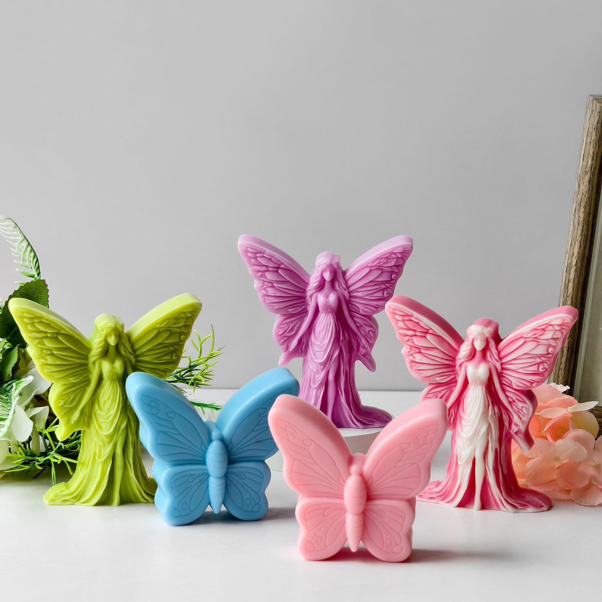 Butterfly Aromatherapy Candle Silicone Mold DIY Butterfly Fairy Dropping Gel Soap Gypsum Pendant Mold
Butterfly Aromatherapy Candle Silicone Mold DIY Butterfly Fairy Dropping Gel Soap Gypsum Pendant Mold