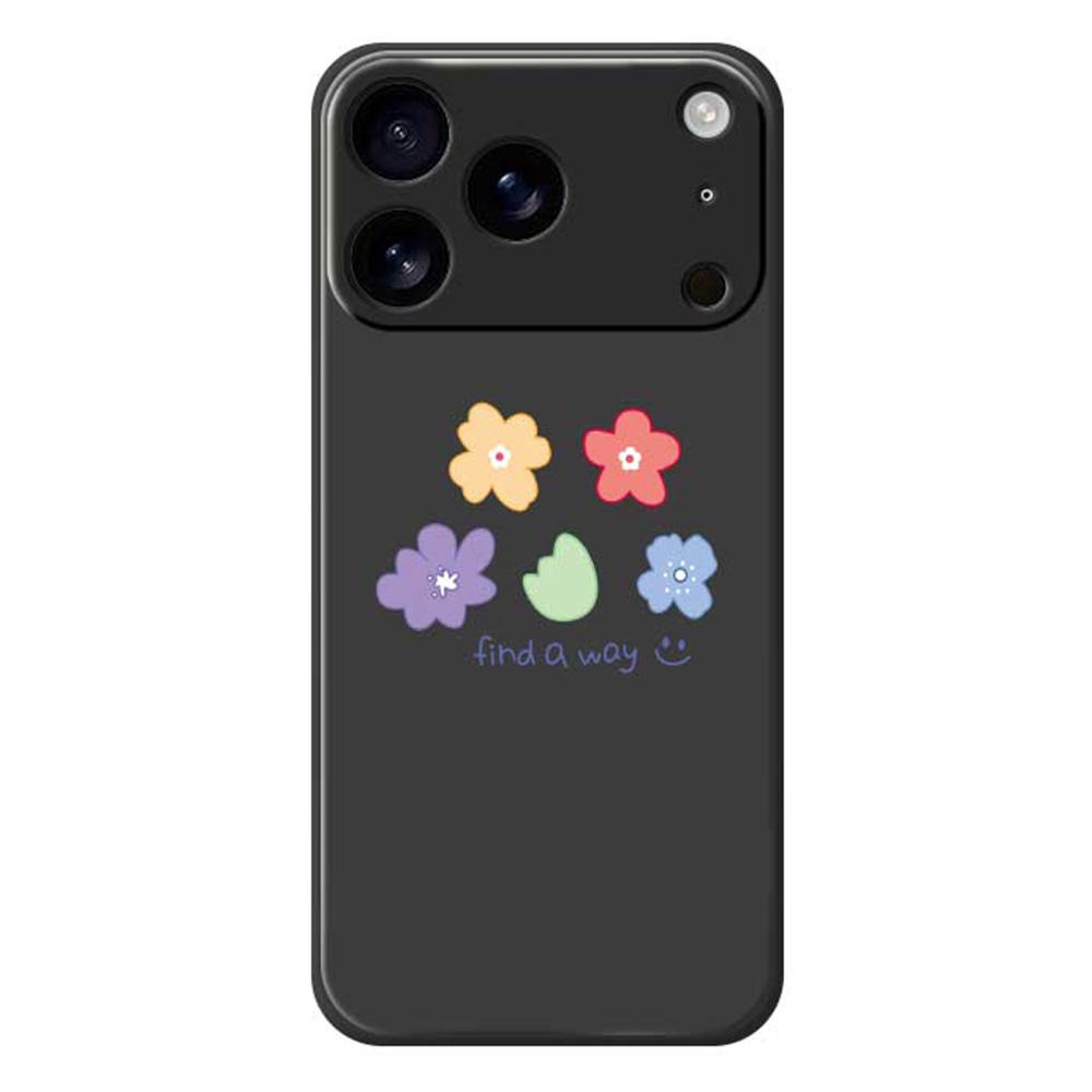 For iPhone 17 Pro Max Case Five Colors Flowers Pattern Printing Straight Edge TPU Phone Back Cover Black
For iPhone 17 Pro Max Case Five Colors Flowers Pattern Printing Straight Edge TPU Phone Back Cover Black