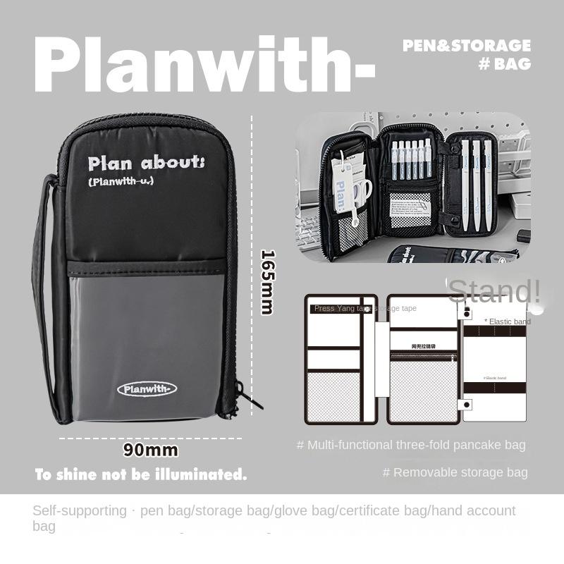 Креативный пенал для студентов, модный простой однотонный пенал, большая вместительная сумка для хранения канцелярских принадлежностей чёрный
Креативный пенал для студентов, модный простой однотонный пенал, большая вместительная сумка для хранения канцелярских принадлежностей чёрный