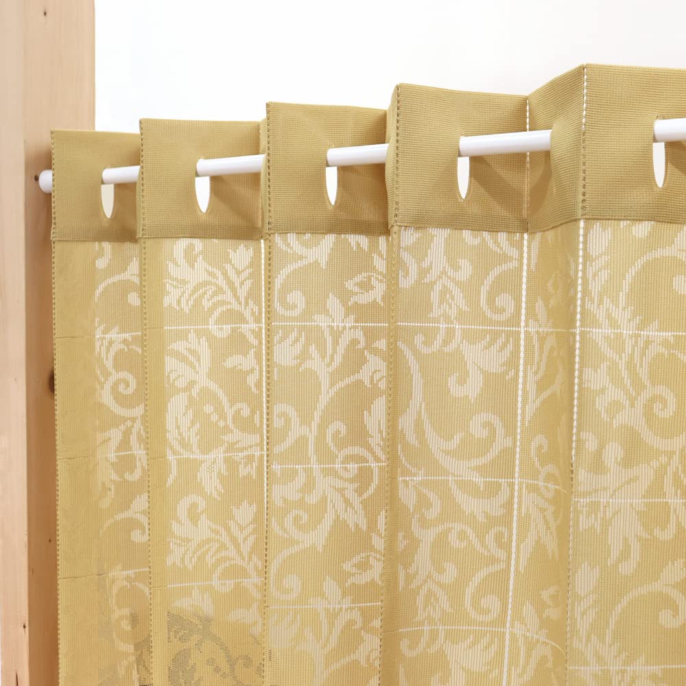 Accordion Room 150cm Wide x 250cm 10371 Curtain, Flap-Flap Curtain, Divider, Long, Arabesque, Mustard,
Accordion Room 150cm Wide x 250cm 10371 Curtain, Flap-Flap Curtain, Divider, Long, Arabesque, Mustard,