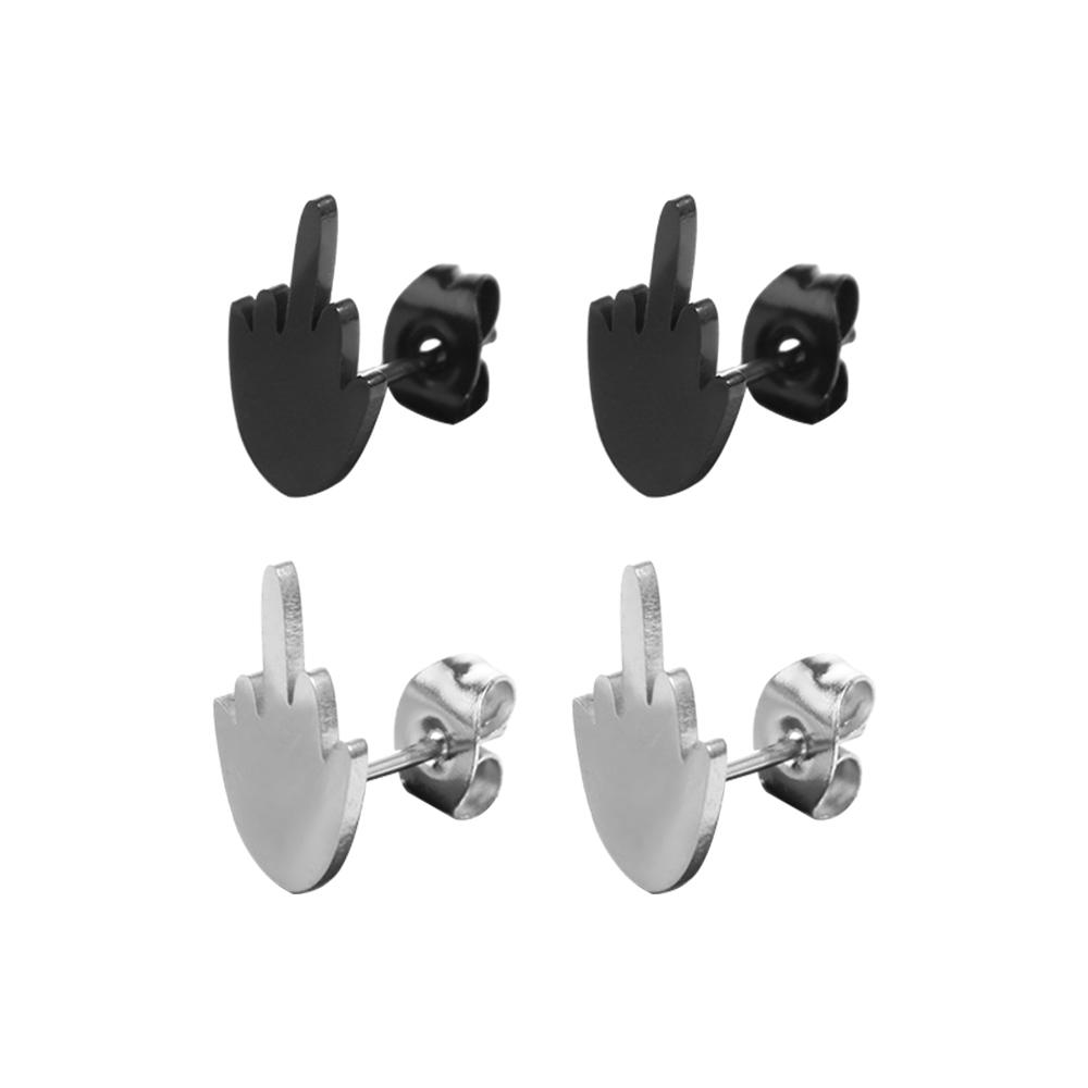 Party Punk Gift Street Wear Middle Finger Up Earrings Women Men Accessories Korean Earrings
Party Punk Gift Street Wear Middle Finger Up Earrings Women Men Accessories Korean Earrings