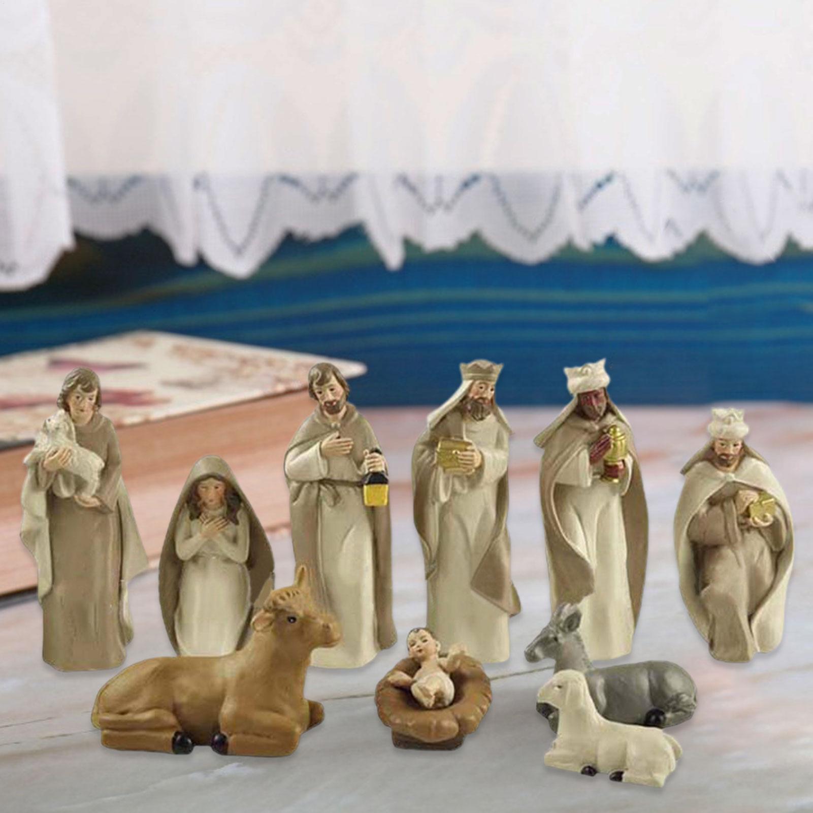 Christmas Nativity Figurines Resin Tabletop Nativity Scene Figures Small Christmas Figurines Decor for Living Room Bookshelf Pan China Mainland
Christmas Nativity Figurines Resin Tabletop Nativity Scene Figures Small Christmas Figurines Decor for Living Room Bookshelf Pan China Mainland